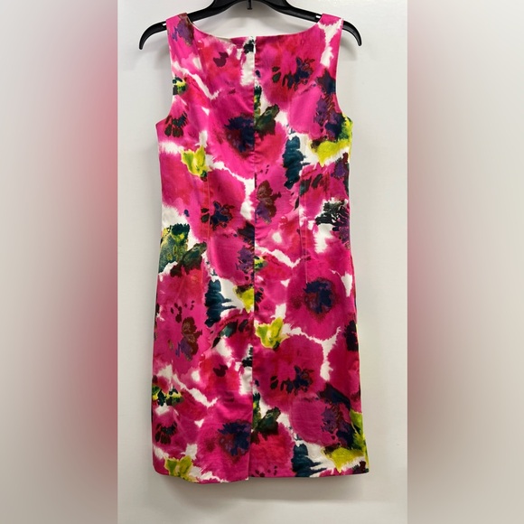 Ann Taylor Pink Floral Sheath Dress - Picture 2 of 2